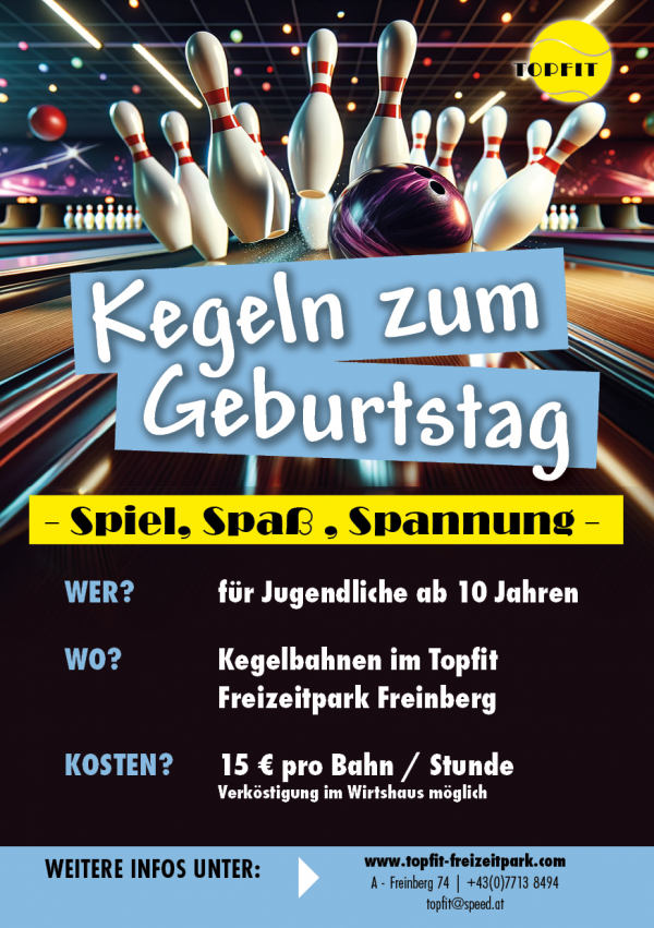 Kindergeburtstag in der Kegelhalle
