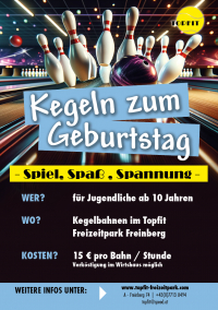 Kindergeburtstag in der Kegelhalle